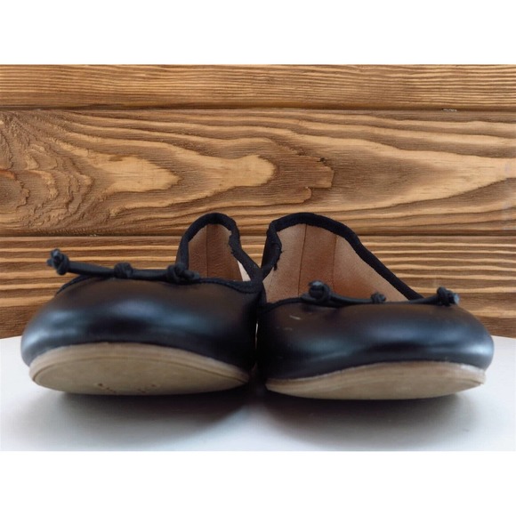 Cat & Jack Sz 4 Shoes Girls Youth Ballet Black Synthetic Slip On - Picture 2 of 10